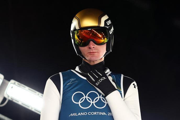 Domen Prevc | Domen Prevc je v prvi seriji treninga zasedel četrto mesto, v drugi deseto, v tretji pa 21. | Foto Reuters