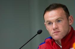 Rooney izpadel iz angleške reprezentance