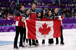 Kanadčanom ekipno zlato v umetnostnem drsanju