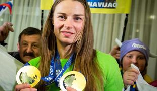 Tina Maze med športno elito