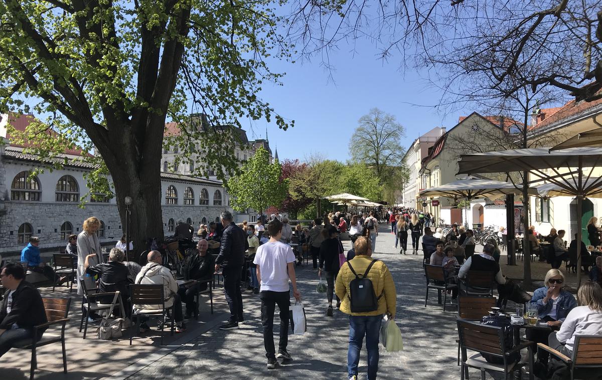 odprtje teras Ljubljana lokali bar terasa | V panogi pričakujejo pomoč države ali v okviru prihajajočega interventnega zakona za turizem ali celo novega protikoronskega svežnja, je poudaril Blaž Cvar.  | Foto Iztok Hočevar