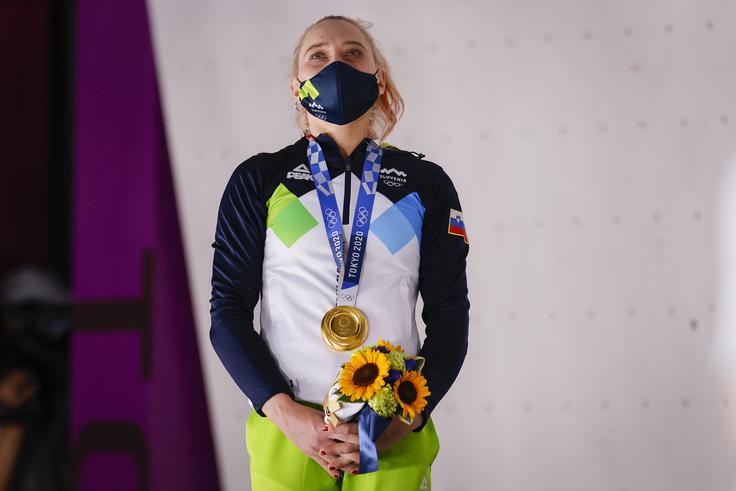 Po zlatu v Tokiu si je vzela nekaj premora. | Foto: Anže Malovrh/STA