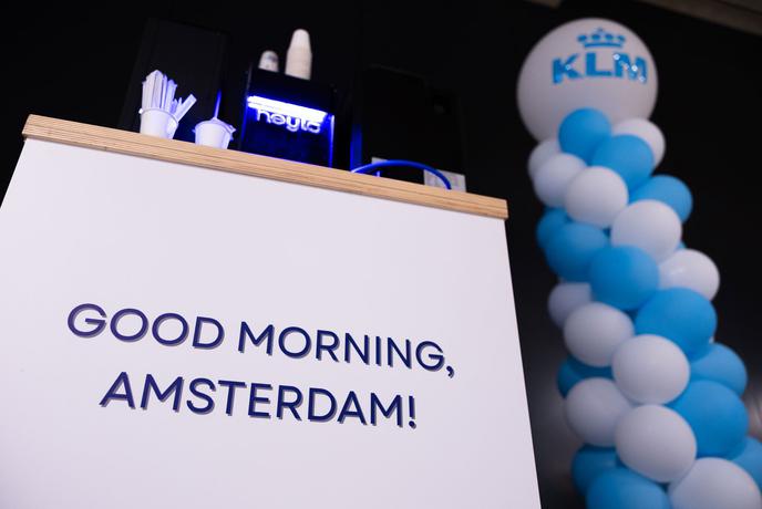 KLM ob obletnici okrepil povezavo med Ljubljano in Amsterdamom