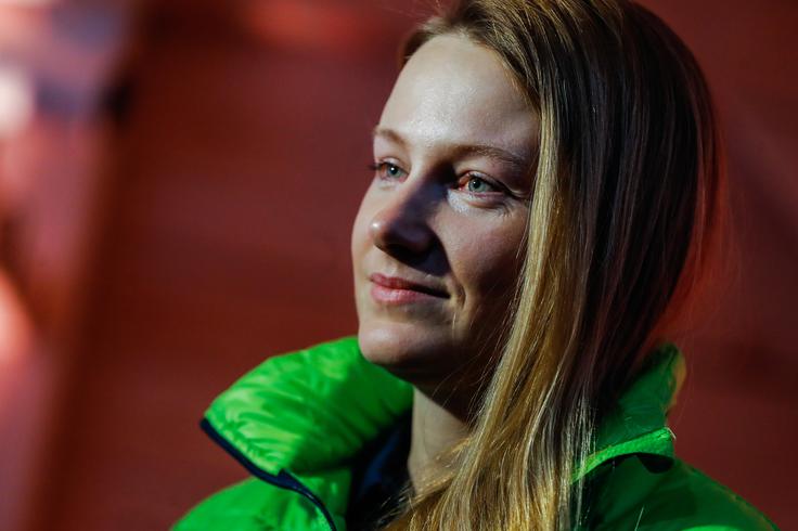 Ana Drev bo vztrajala v smučarski karavani. | Foto: Stanko Gruden, STA