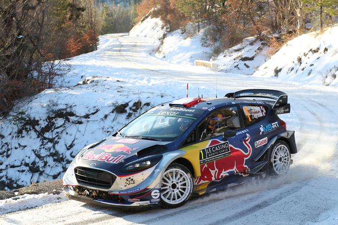 Januarja bo na reliju v Monte Carlo Sebastien Ogier (s sovoznikom Julienom Ingrassio) spet nosil štartno številko 1 na ford fiesti WRC. | Foto: Guliverimage/Getty Images