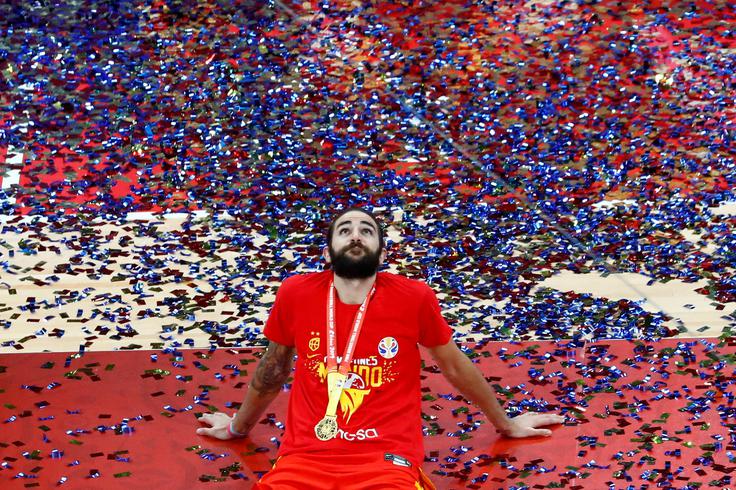 Španec Ricky Rubio je bil izbran za najboljšega posameznika turnirja. | Foto: Reuters