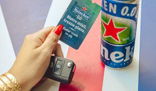 Heineken ozavešča o pomenu varne vožnje: najboljši voznik je 0,0 voznik