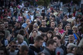 Protest nasprotnikov pogojev PCT v Ljubljani dne 29.9.2021. Ivan Gale.