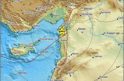 Turčijo in Sirijo stresel nov močan potres. Več kot deset mrtvih, več kot 800 ranjenih.#video