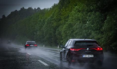 Dež bo zajel vso državo, previdno na cestah