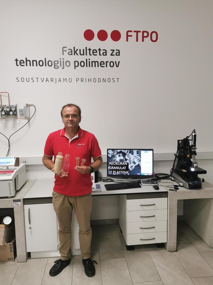 Silvester Bolka, višji predavatelj s Fakultete za tehnologijo polimerov v Slovenj Gradcu. | Foto: 