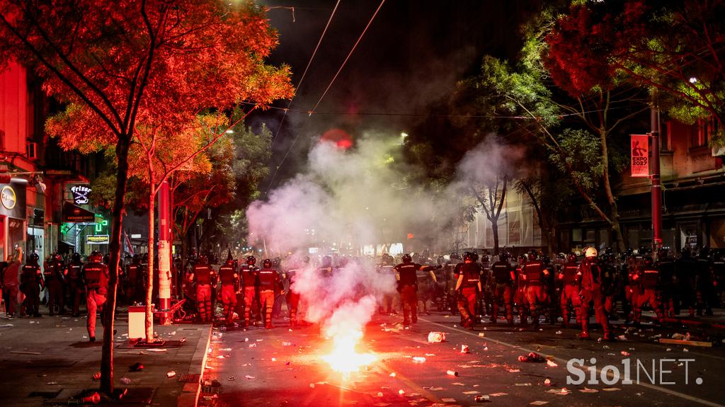 Protest v Beogradu