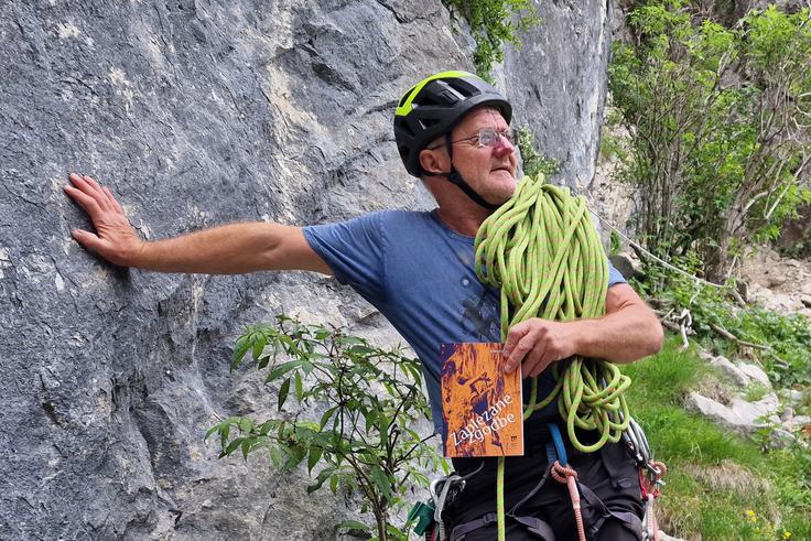 Tomaž Žganjar še danes pri 62 letih aktivno pleza. | Foto: osebni arhiv Tomaž Žganjar