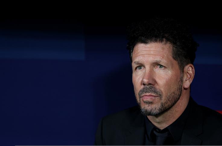 Trener madridskega Atletica Diego Simeone. | Foto: Reuters