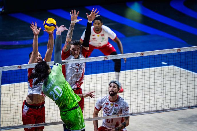 Slovenija : Poljska, liga narodov | Slovenci niso bili kos zahtevni nalogi v polfinalu lige narodov. | Foto Volleyball World