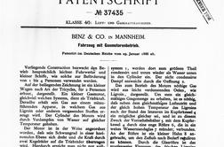 Avtomobil praznuje 140 let: nekoč Benzov patent, danes razkritje novega razreda S