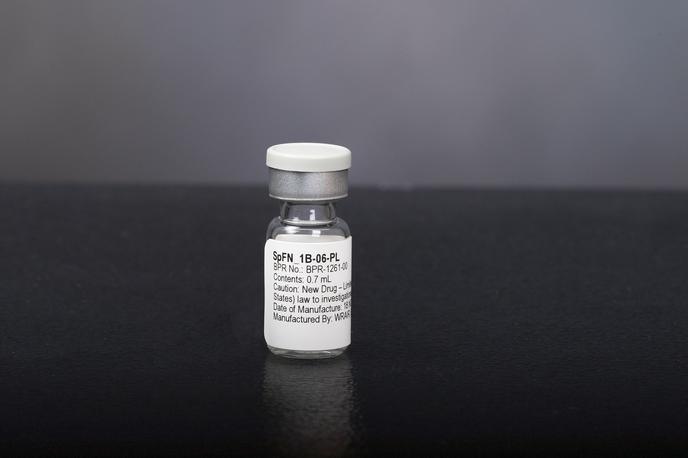 cepivo SpFN | Kandidat za cepivo, ki ga razvija ameriška vojska, ima oznako SpFN (spike ferritin nanoparticle). | Foto Walter Reed Army Institute of Research