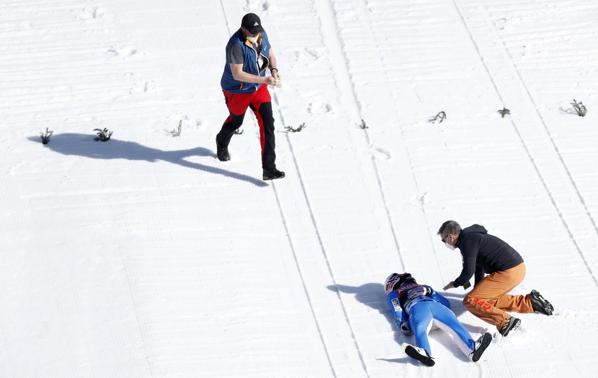 Daniel Andre Tande padec Planica | Norveški smučarski skakalec Daniel Andre Tande se bo že julija vrnil na skakalnico. | Foto Guliverimage