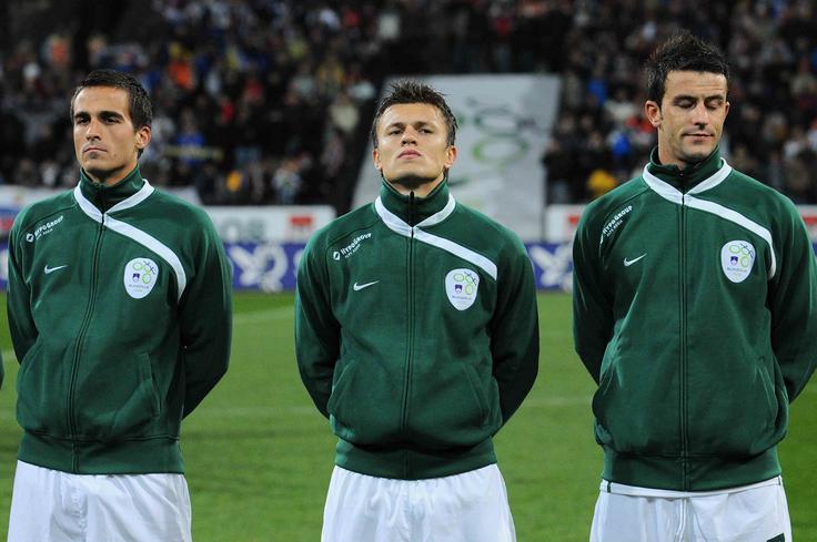 Pred 17 leti so dvoboj od prve minute proti BiH začeli tudi Mitja Mörec, Zlatko Dedić in Mirnes Šišić. | Foto: Aleš Fevžer