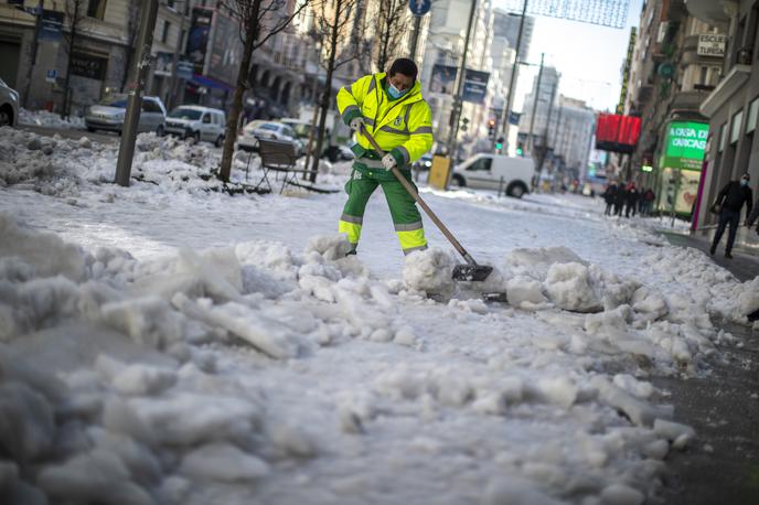 Madrid sneg | V Madridu že od petka vlada izredno stanje zaradi obilice snežnih padavin. | Foto Guliverimage/Getty Images