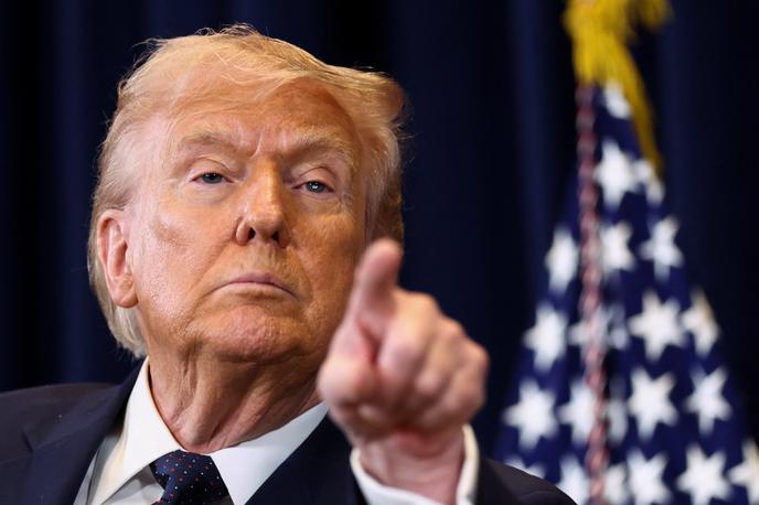 Donald Trump | Bela hiša se na prošnjo za komentar zunaj rednega delovnega časa ni odzvala. | Foto Reuters