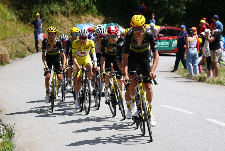 Tadej Pogačar Jonas Vingegaard | Foto: Reuters