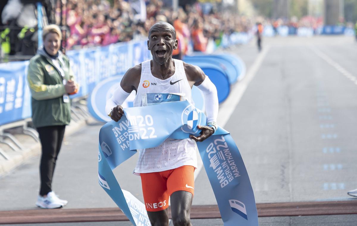 Eliud Kipchoge | Eliud Kipchoge je v Berlinu izboljšal svoj svetovni rekord v maratonskem teku.  | Foto Guliverimage