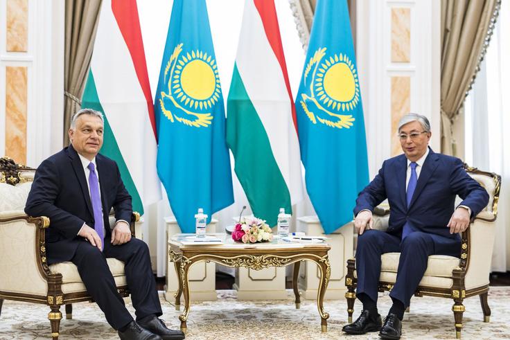 Orban, Tokajev | Foto: Predsedstvo Madžarske