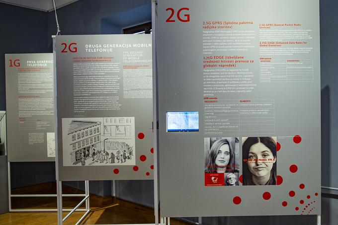 Razstava ob 30-letnici mobilne telefonije v Sloveniji bo na ogled v Muzeju pošte in telekomunikacij v Polhovem Gradcu do 31. 12. 2022. | Foto: Ana Kovač