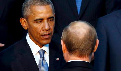 Obama in Putin sta si vzela čas za živahen pogovor (video)