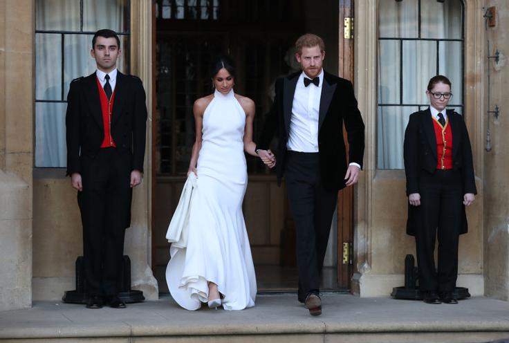 Harry in Meghan na poti na večerno zabavo | Foto: Getty Images