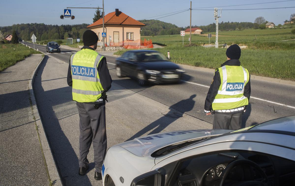 Policijska akcija - meritve hitrosti | Foto Klemen Korenjak