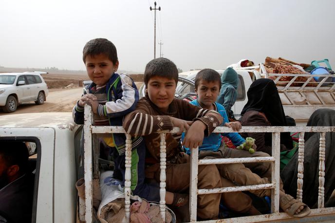Mosul, begunci | Foto Reuters