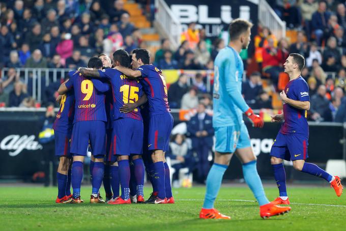 Barcelona je v 82. minuti izenačila na 1:1. | Foto: Reuters