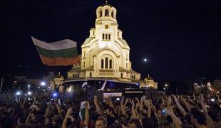 Protestniki v Bolgariji politikom preprečili izstop iz parlamenta