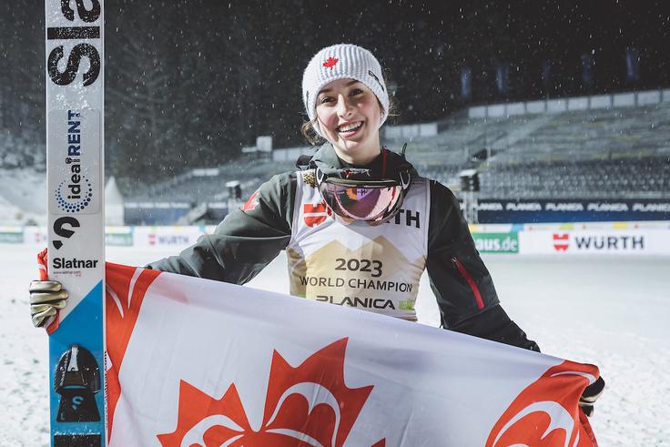 Alexandria Loutitt bo branila naslov svetovne prvakinje iz Planice. | Foto: Grega Valančič/Sportida