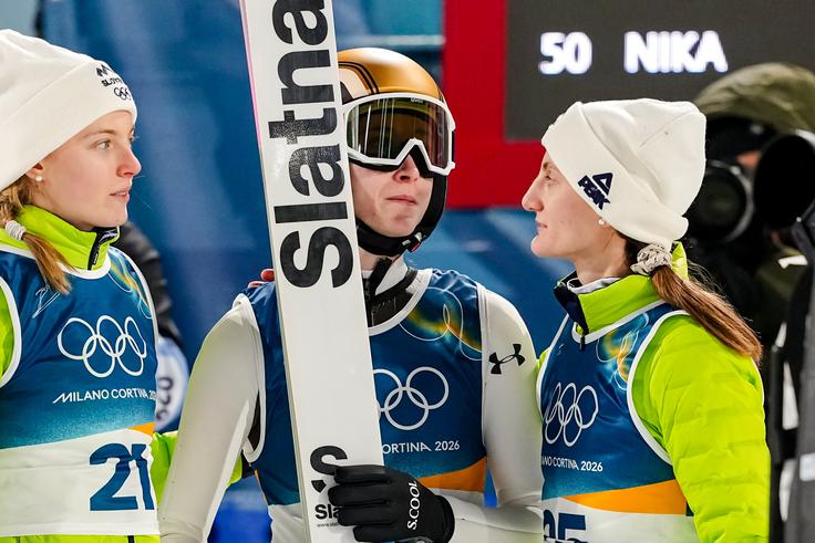 Nika Prevc po drugem mestu ni skrivala razočaranja. | Foto: Guliverimage