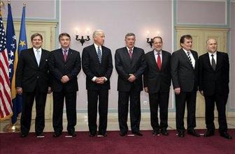 Biden v Sarajevu s predsedstvom BiH