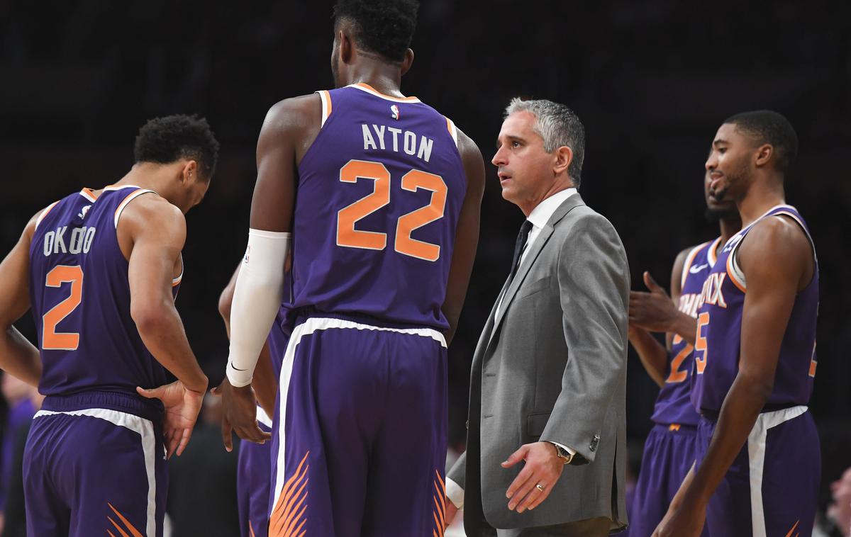 Igor Kokoškov Phoenix Suns | Deandre Ayton je poskrbel za osebni rekord, a je njegov Phoenix izgubil. | Foto Reuters