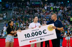 Sparovih deset tisoč evrov gre mladim slovenskim košarkarjem