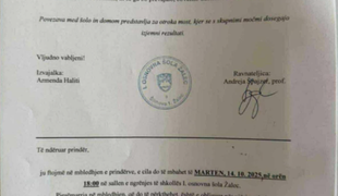 Staršem poslali vabilo na roditeljski sestanek v albanščini. Kaj pravi ministrstvo?