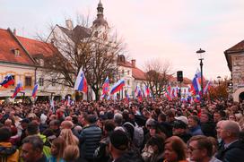 Protestni shod Novo mesto
