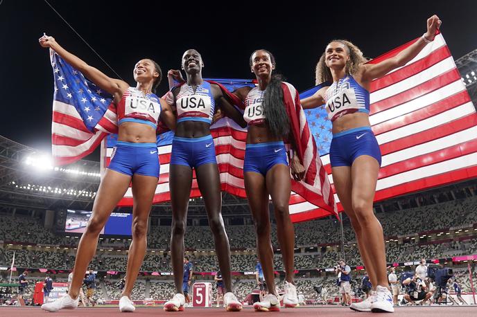 Tokio 2020 - Allyson Felix in ameriška štafeta | Ameriške sprinterke so osvojile zlato v štafeti 4 x 100 m. | Foto Guliverimage