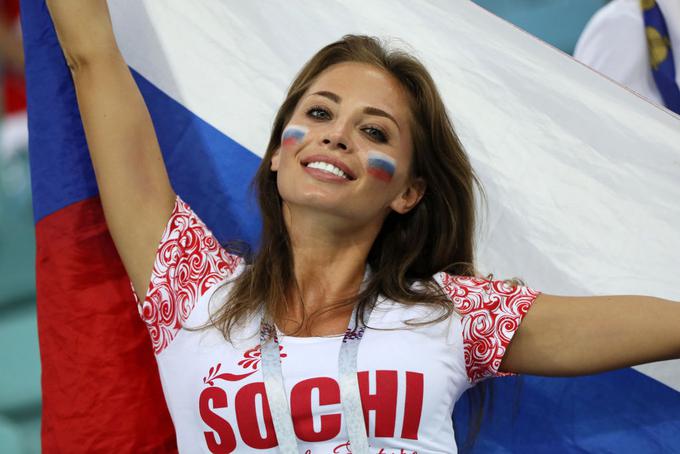Rusija, navijačice | Foto: Getty Images