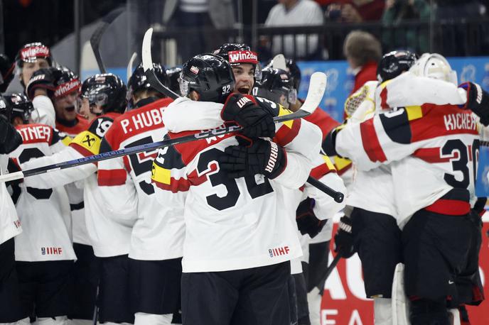 SP v hokeju 2024, Avstrija - Finska | Avstrijci so s 3:2 premagali olimpijske prvake Fince. | Foto Reuters