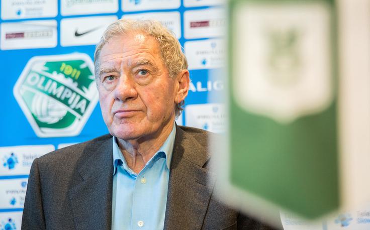 Milan Mandarić si želi odmevnega uspeha Olimpije v Evropi. | Foto: Vid Ponikvar