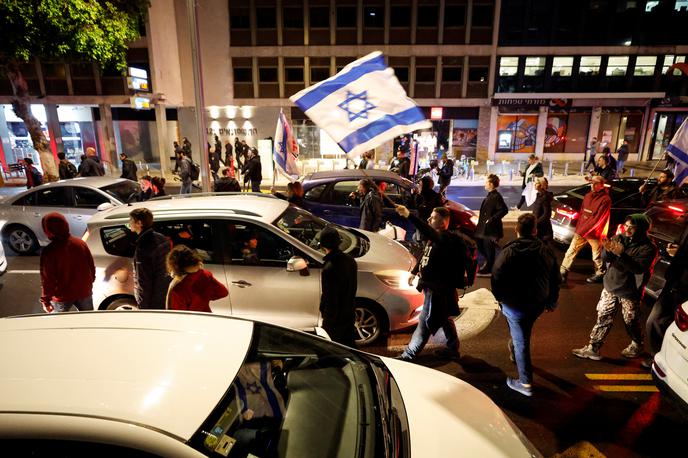 Izrael | Gre za doslej največje proteste proti novi vladi, ki je prisegla konec decembra. | Foto Reuters