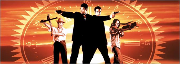 Nevarna izobčenca na begu (George Clooney in Quentin Tarantino) ugrabita pridigarja in njegova otroka. Na drugi strani meje se skrijejo v sumljivem mehiškem baru, ki se izkaže za tajno zatočišče krvoločnih vampirjev. Film je režiral Robert Rodriguez, v vlogi prelestne vampirke pa se izkaže Salma Hayek. • V petek, 13. 3., ob 23.55 na AMC.*

 | Foto: 