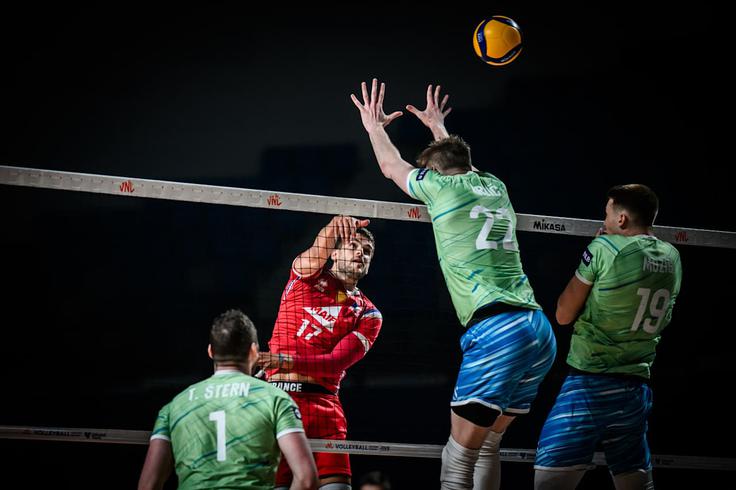 Slovenija - Francija, odbojkarska liga narodov | Foto: Volleyball World