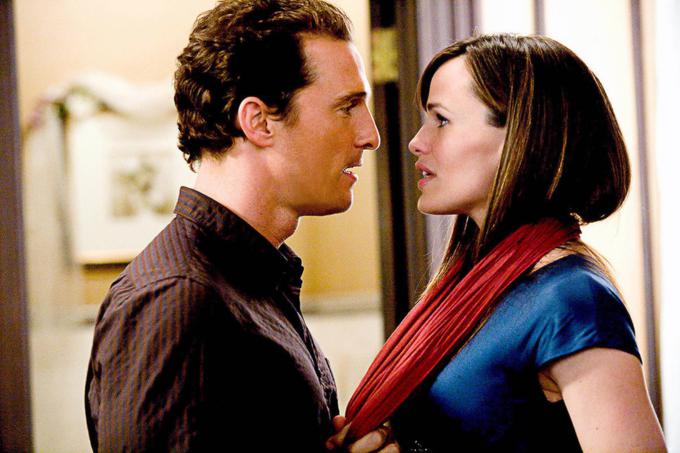 McConaughey z Jennifer Garner v romantični komediji Vse moje bivše iz leta 2009. Po tej vlogi dve leti ni igral, ker ni želel več nastopati v romantičnih komedijah. | Foto: Guliverimage